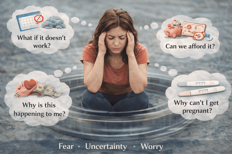 Infertility Anxiety: When Your Mind Keeps Spinning in Circles
