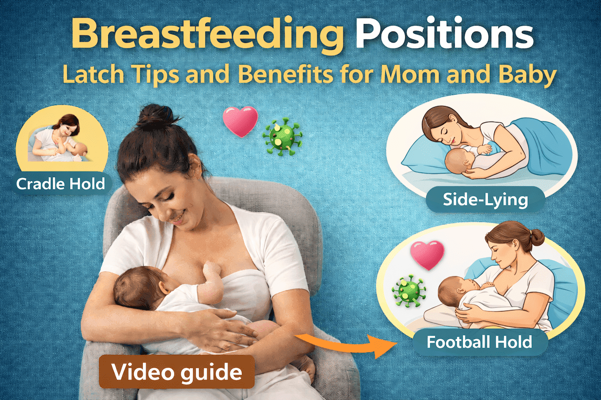 Breastfeeding Positions: Latch Tips and Benefits for Mom and Baby