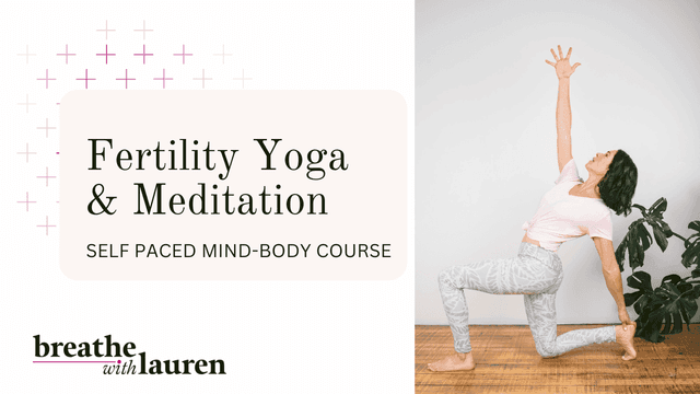 Fertility Yoga and Meditation Course (self paced)
