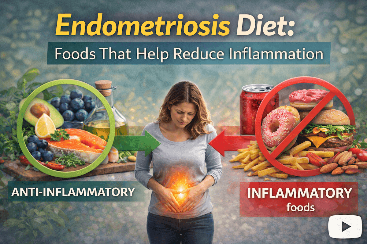 Dieta para endometriosis: Alimentos antiinflamatorios
