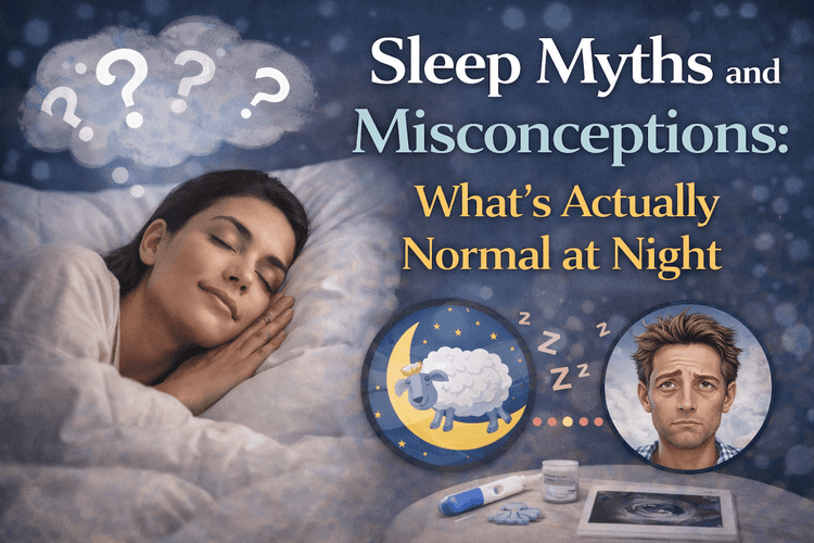 Mitos sobre el sueño: Qué es realmente normal por la noche