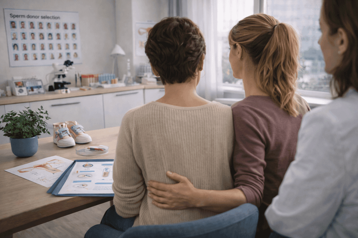 Fertilidad para parejas lesbianas: Opciones y apoyo