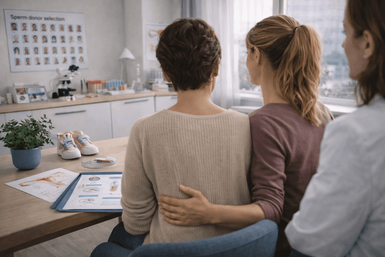 Fertilidad para parejas lesbianas: Opciones y apoyo