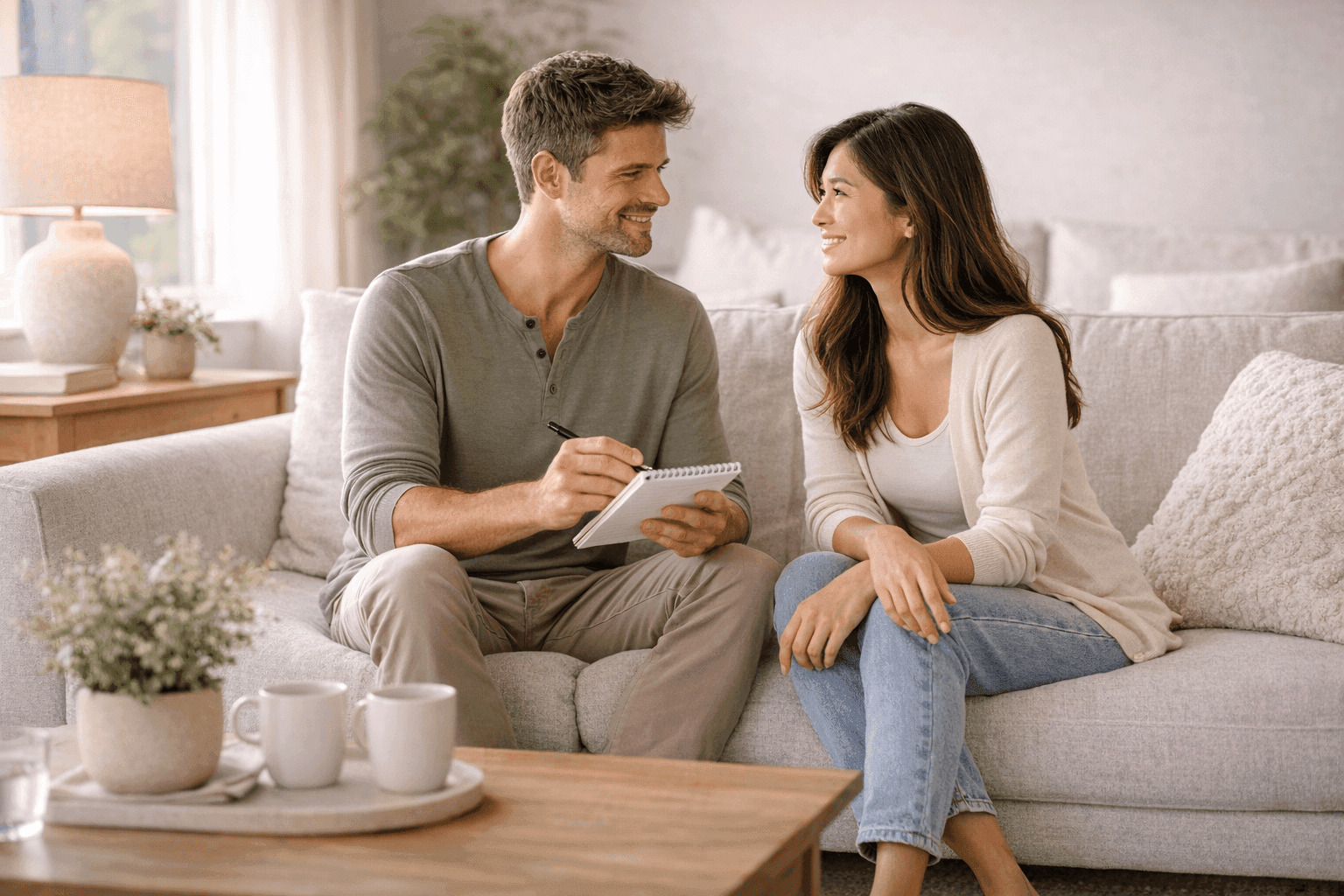 Guided Conversation Template for Couples using Sentence Stems