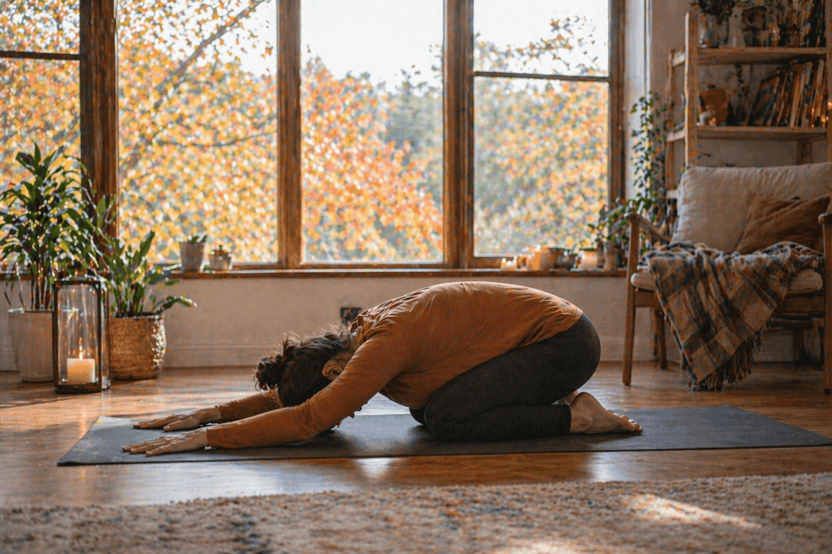Fertility Yoga in the Luteal Phase - Fall